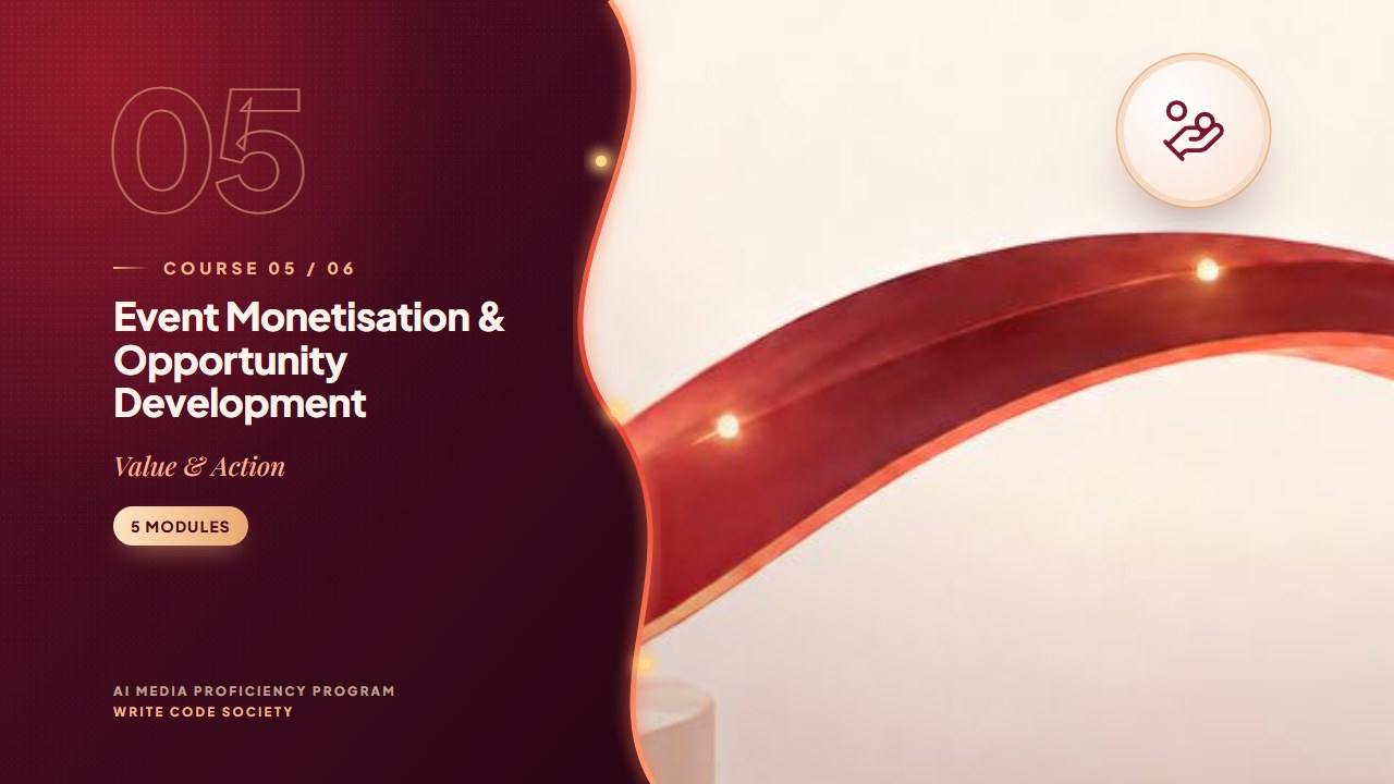 Event Monetisation & Opportunity Development