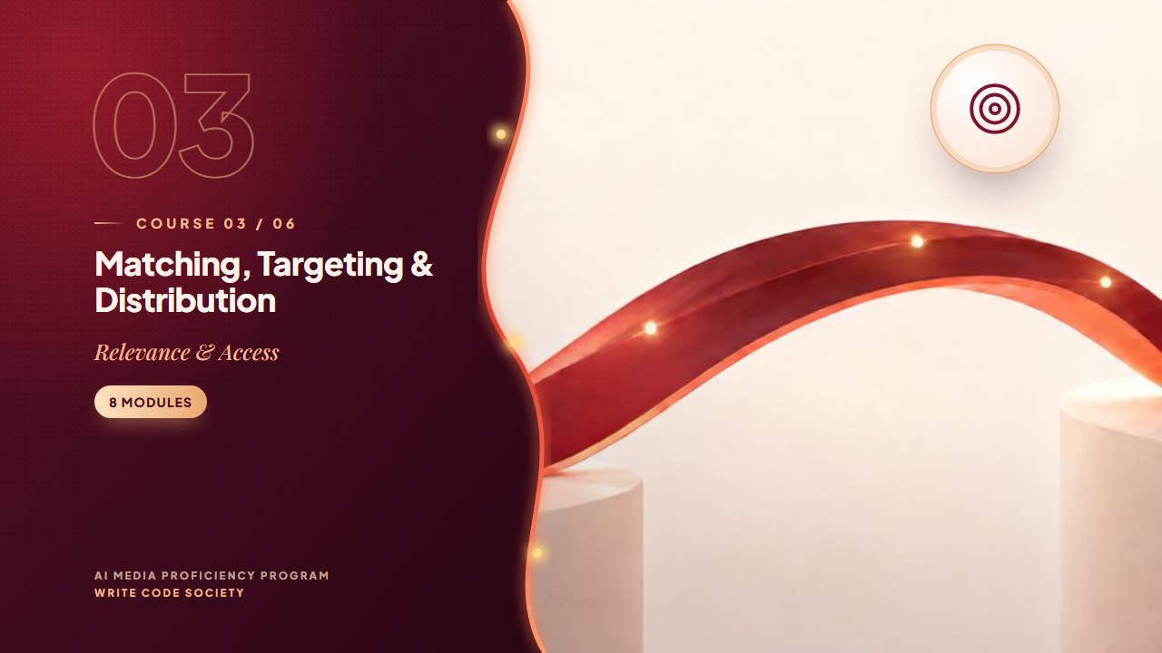 Matching, Targeting & Distribution